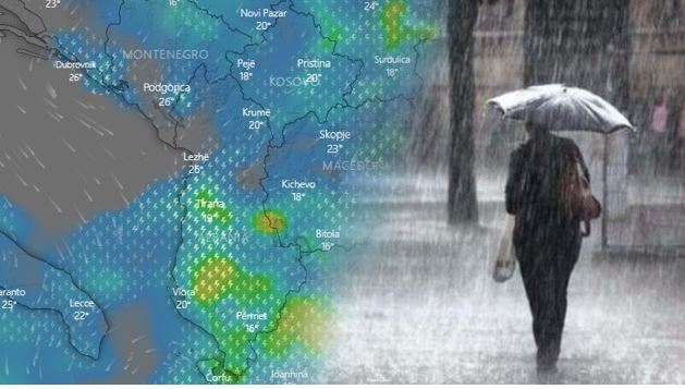 RRITJE E TEMPERATURAVE DHE RESHJE SHIU/ Parashikimi i motit për sot