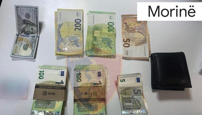 E PËSON 29-VJEÇARI NË MORINË/ Tentoi të fuste në vendin tonë mbi 15 mijë euro dhe 1 mijë dollarë pa i deklaruar…