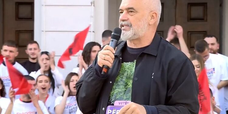 PS MBYLL FUSHATËN NË SHKODËR/ Rama: Beci është kandidati ideal, nuk është as blu as mavi