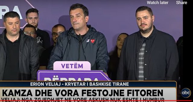 FITORJA NË KAMËZ/ Veliaj: Fituam me 60% për t’i shërbyer me dashuri e përkushtim 100% qytetarëve të saj