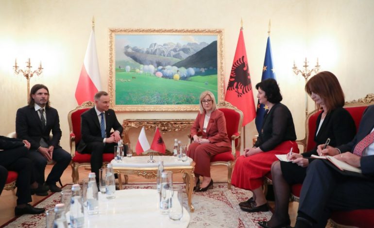 TAKIM ME PRESIDENTIN POLAK/ Nikolla: Mirënjohje për mbështetjen që i jepni Shqipërisë për integrimin në BE