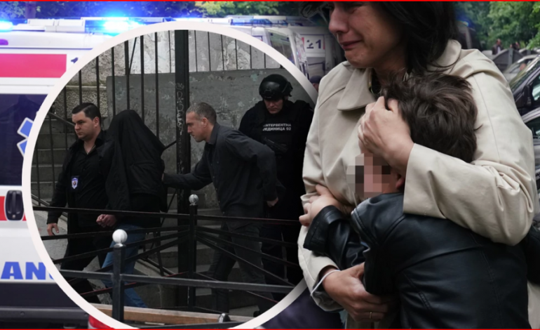TË SHTËNA ME ARMË NË NJË SHKOLLË NË BEOGRAD/ Dyshohet se humbën jetën 8 persona