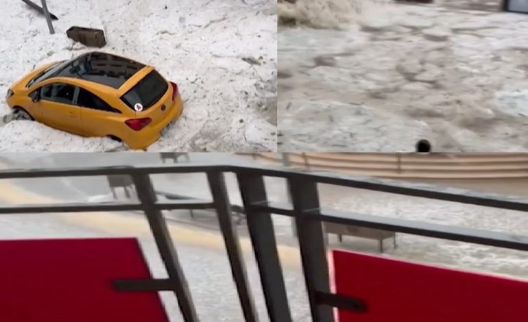 “ÇMENDET” MOTI/ Stuhi të fuqishme breshëri godasin rajonin e Katalonjës, banesa të përmbytura e qytetarë të bllokuar në mjete