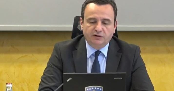 TENSIONET/ Kurti: SHBA duhet të vendoste sanksione ndaj Serbisë, jo kundër Kosovës