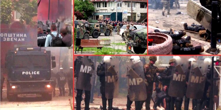 SITUATA MË E QETË NË VERI TË KOSOVËS/ Protestat vijojnë. KFOR dhe policia rrethojnë godinat e komunave
