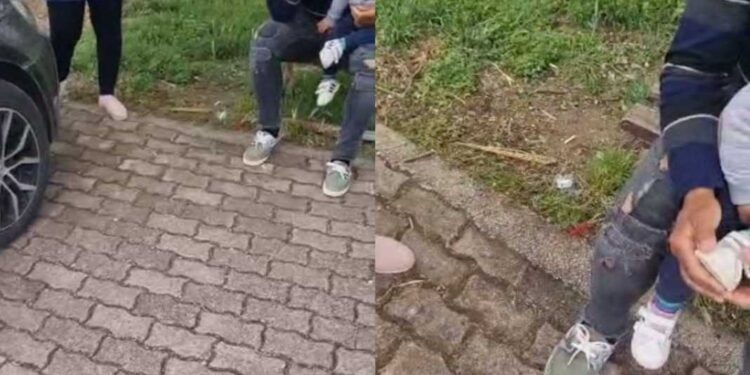 FOTOGRAFUAN VOTËN/ Shoqërohet në polici çifti i të rinjve në Konispol
