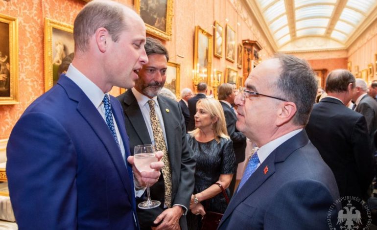 NË BRITANI PËR CEREMONINË/ Begaj takon Mbretin Charles III dhe Princin William