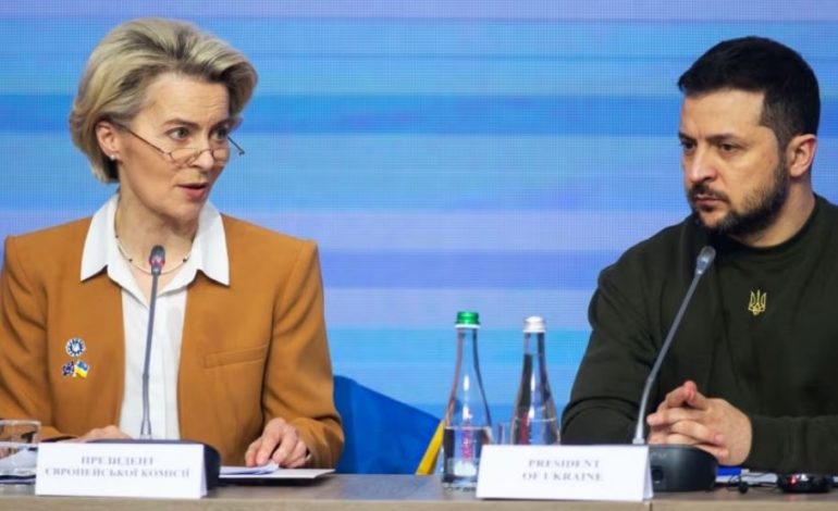 RUSIA NUK I NDAL SULMET/ Von der Leyen në Kiev: Jam aty ku vlerat që i mbajmë afër, mbrohen çdo ditë