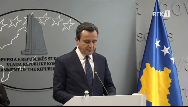 TENSIONET NË VERI/ Kurti: Nuk e kam lexuar draft statutin e Ramës për asociacionin e komunave serbe