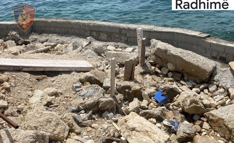 NDËRTOI PA LEJE NË VIJËN BREGDETARE/ Arrestohet 46-vjeçari në Radhimë