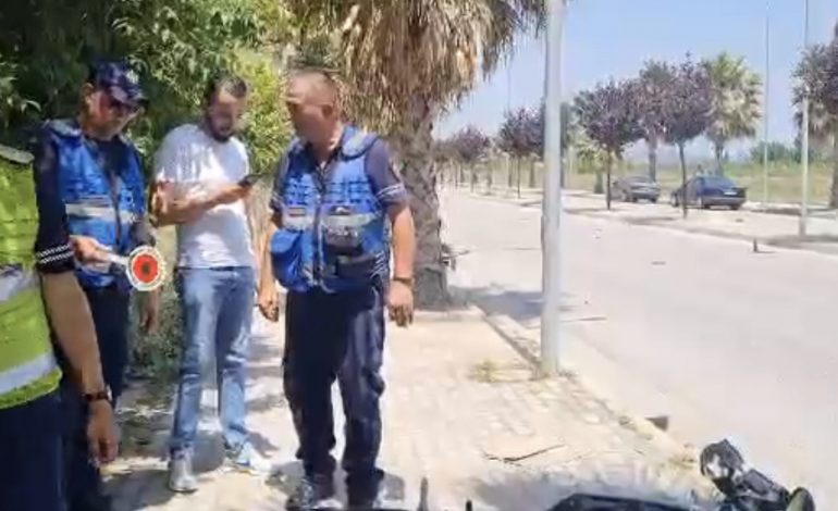 AKSIDENT I RËNDË NË HYRJE TË LUSHNJËS/ Motori merr përpara këmbësorin