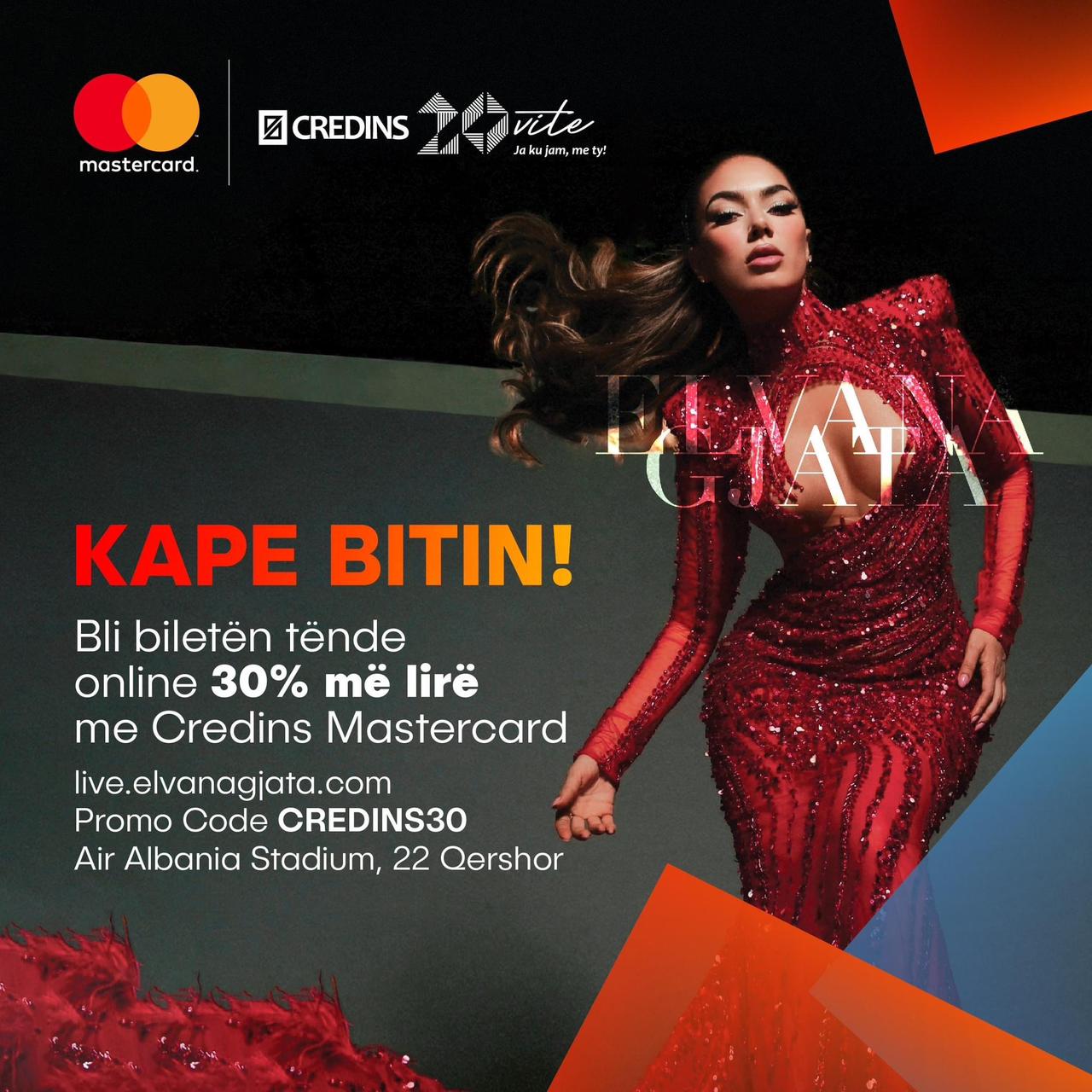 “Kape Bitin” me Credins bank & Mastercard!