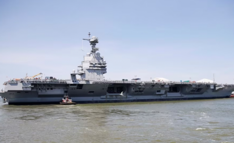 ME DY REAKTORË BËRTHAMORË/ Aeroplanmbajtësja më moderne e marinës amerikane ankorohet në Split të Kroacisë