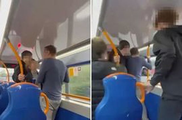 “KUSH MENDON SE JE TI PLAK”/ E RËNDË, adoleshentët dhunojnë të moshuarin të autobus, njëri e godet me grusht