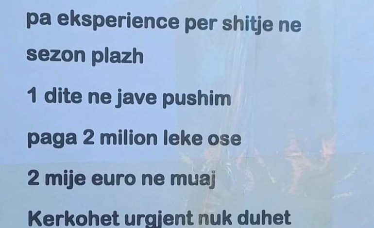 RROGA 2 MIJË EURO…/ Kur PUNË ka, por PROFESIONISTA nuk ka