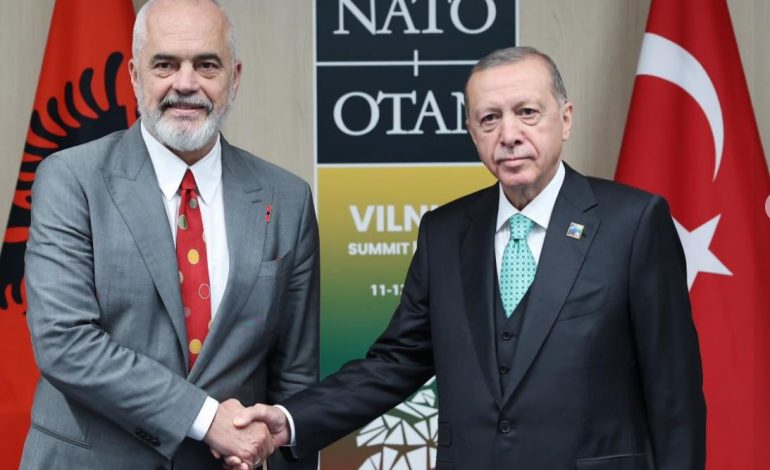 SAMITI I NATO-S NË LITUANI/ Rama takim me Erdogan: Bisedë për situatën në rajon dhe Veriun e Kosovës