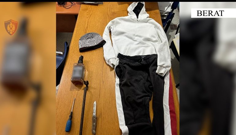 ARRESTOHET HAJDUTI NË BERAT/ U kap teksa tentonte të vidhte para në një lokal