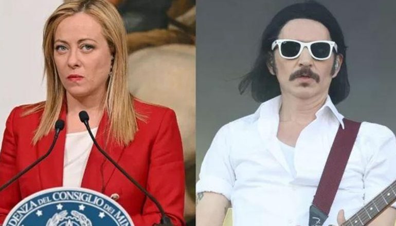 E QUAJTI “FASHISTE” DHE “RACISTE” NË MES TË KONCERTIT/ Kryeministrja Meloni padit këngëtarin italian