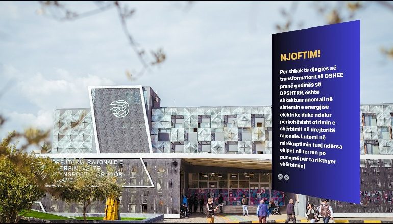 DIGJET TRANSFORMATORI I OSHEE/ Ndalohet përkohësisht energjia elektrike! Ekipet në terren po punojnë për të rikthyer shërbimin
