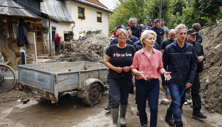 BASHKIMI EVROPIAN I VJEN NË NDIHMË SLLOVENISË/ 400 milionë euro ndihmë financiare pas përmbytjeve shkatërruese