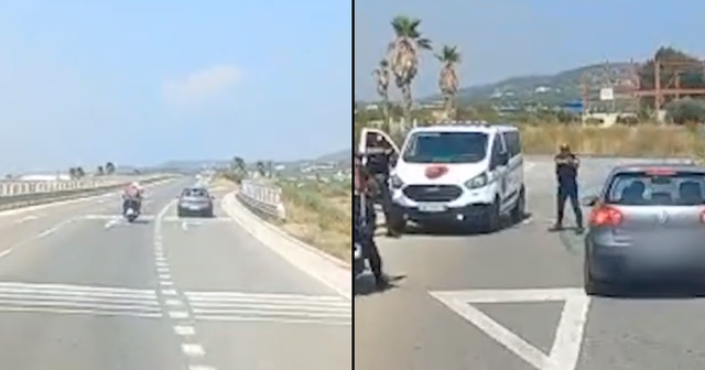 VODHËN MAKINËN/ Policia e Vlorës aksion si në filma: Ja si ndjek e arreston dy adoleshentët që po iknin me automjetin e grabitur