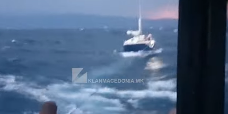 MAQEDONI E VERIUT/ Varka me vela me 5 persona në bord rrezikon fundosjen në Liqenin e Ohrit, shkak…