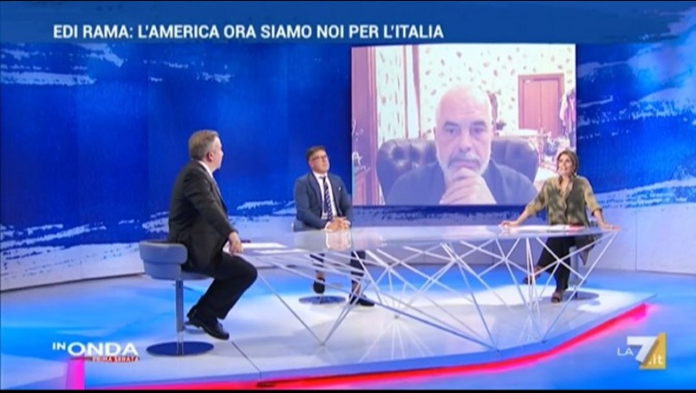 INTERVISTA/ Rama për median italiane ‘La7’: Marrëdhëniet Shqipëri-Itali jo të varura nga ngjyrat e qeverive në Romë e Tiranë