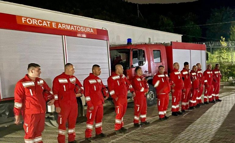 ZJARRI PRANË FUSHËS SË PLEHRAVE/ Ministri Peleshi: 20 efektivë të BMEC-së dhe 5 mjete janë nisur drejt Elbasanit