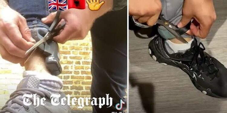 PAMJET/ Ministrja britanike tha se do t’i vendosin byzylykë emigrantëve, shqiptarët: Ja si hiqet nga këmba