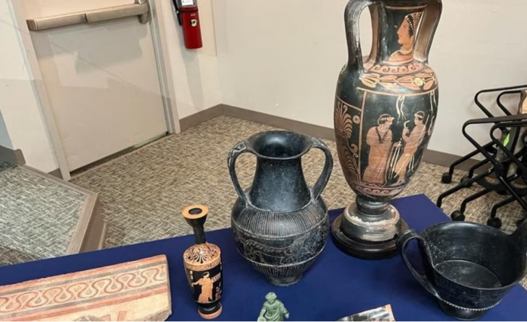 U KONTRABANDUAN NGA NJË RRJET KRIMINAL/ Italia rikthen artefaktet antike nga SHBA-ja