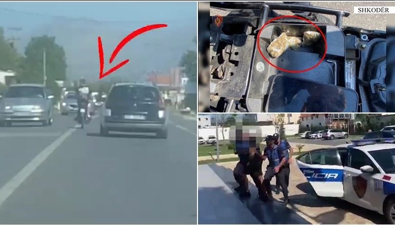 NDODH NË SHKODËR/ Babë e bir kthyen lokalin në dyqan për shitje droge, një 16 vjeçar shpërndante doza me motor