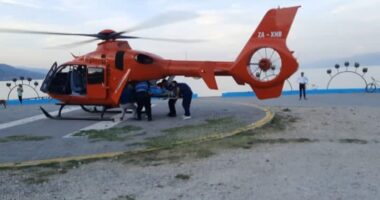 AKSIDENTI NË AKSIN POGRADEC-LIN/ Turistja italiane niset me helikopter drejt Tiranës