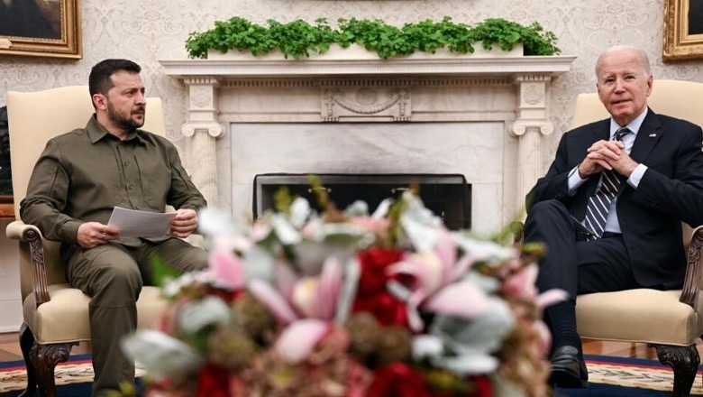 LUFTA/ Zelenksy takon Biden në Shtëpinë e Bardhë! SHBA 325 milionë dollarë të tjera ndihmë për Kievin