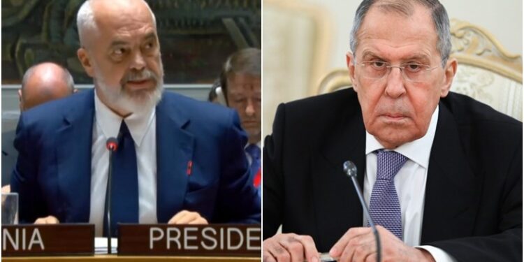 “JU NDALONI LUFTËN DHE ZELENSKY…”/ Lavrov, mesazh Sekretarit të Përgjithshëm të OKB pas deklaratës së Ramës në KS