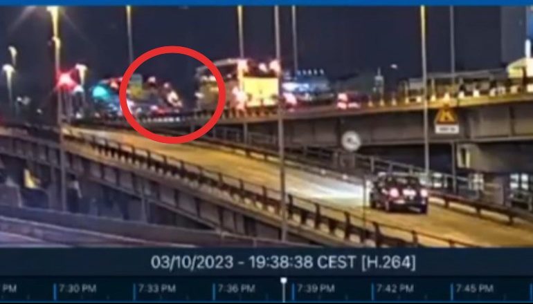 PAMJET E FRIKSHME NGA AKSIDENTI TRAGJIK NË ITALI/ Ky është momenti kur autobusi bie nga mbikalimi