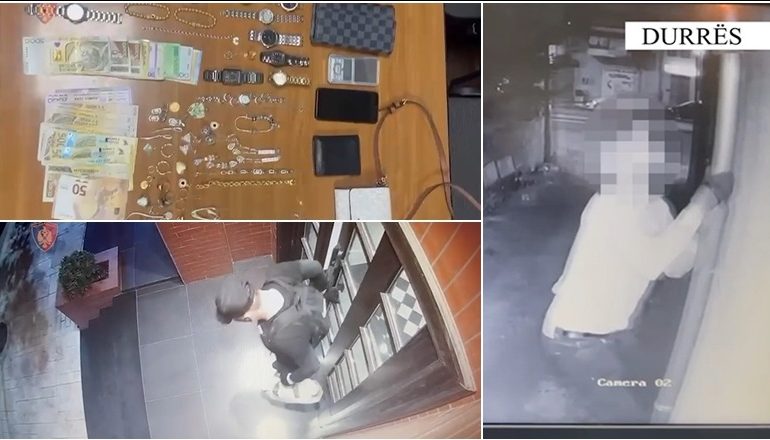 PAMJET/ Vodhën para dhe bizhuteri në banesën e një gjyqtareje dhe në banesa të tjera, 3 të arrestuar në Durrës