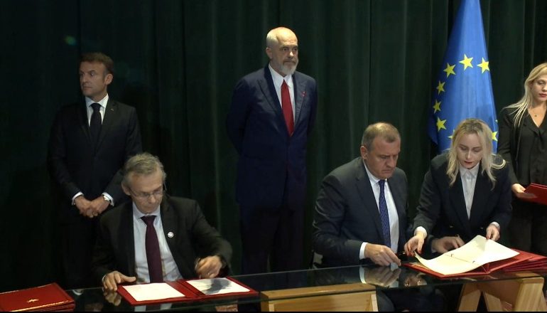 MACRON TAKIM ME RAMËN/ Nënshkruhen marrëveshje ekonomike dhe bashkëpunimi mes dy vendeve