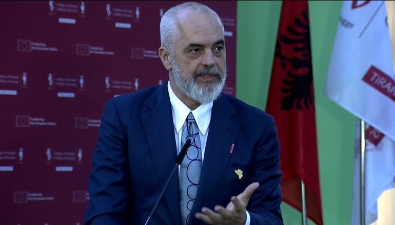 HAPET KOLEGJI EUROPIAN NË TIRANË/ Rama: BE burimi më i thellë i dijes se si të ndërtohen institucionetm…