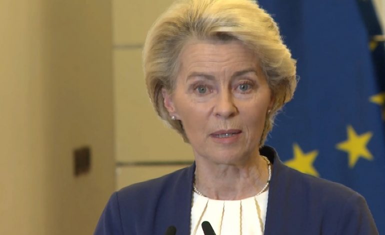 KONFERENCA ME RAMËN/ Presidentja e Von der Leyen mesazhe të qarta: Shqipëria po ecën me sukses drejt BE, por…
