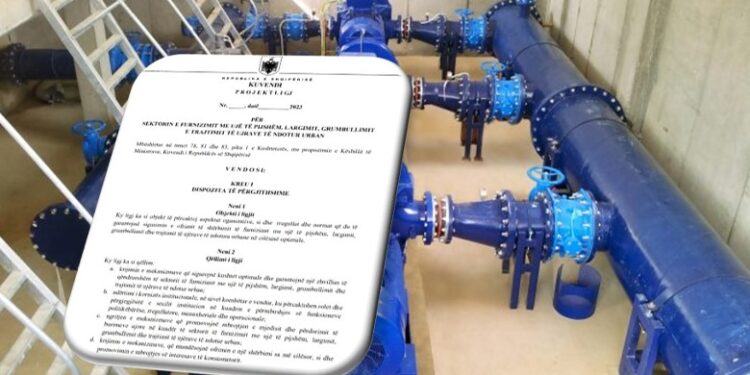 PROJEKTLIGJI/ I hapet rruga dhënies me koncesion të furnizimit me ujë të pijshëm