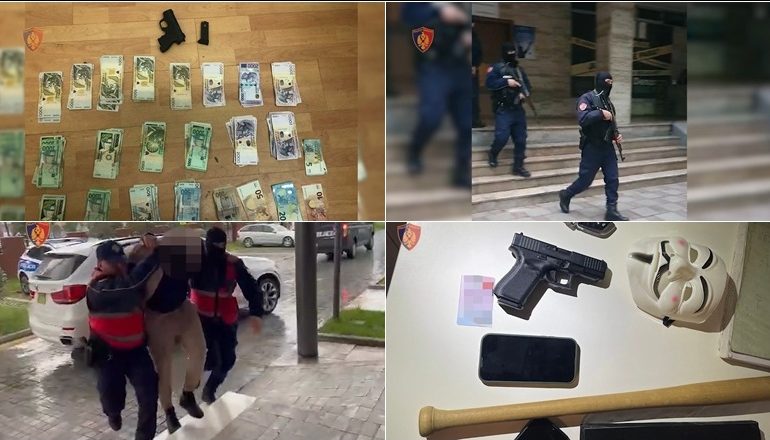 MEGAOPERACION NË TË GJITHË VENDIN/ 25 të arrestuar për drogë, armë dhe vrasje! 20 prej tyre ishin në kërkim (EMRAT)