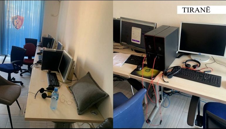 PREZANTOHESHIN SI AGJENTË SHITJE/ Mashtronin të huajt përmes telefonit, për të investuar në bursa fiktive, 3 të arrestuar