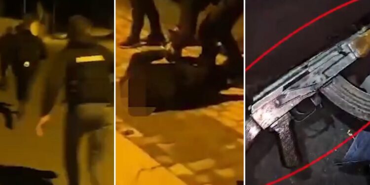 PARANDALOHET NGJARJA KRIMINALE/ Me kallashnikov në makinë, policia shtrin përtokë 37-vjeçarin. Dyshohet se…