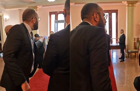 “S’JU VJEN ZOR…”/ Bardhi debaton ashpër me punonjësit e Gardës: Kush jeni ju mo?!