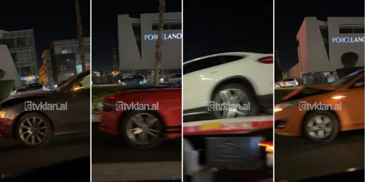 PAMJET E FRIKSHME/ Aksident i katërfishtë në autostradën Tiranë-Durrës