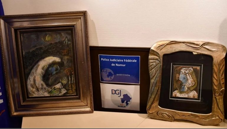 BELGJIKË/ Policia zbulon në një bodrum të Antwerp-it pikturat e vjedhura të Picasso-s dhe Changall me vlerë 900 mijë dollarë