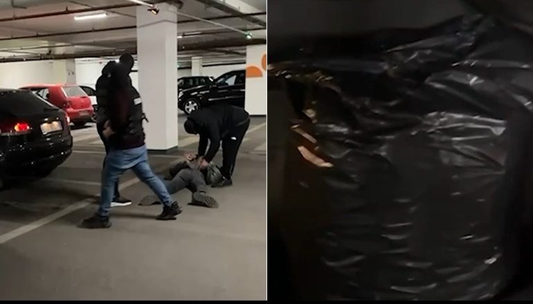 PO SHKËMBENIN KANABIS NË PARKINGUN E NJË QENDRE TREGËTARE/ Kapen mat 4 të rinjtë në Tiranë