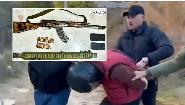 PAMJET/ U kap me pushkë dhe municion luftarak, pranga 18-vjeçarit në Sarandë! Dyshohet se do i shiste