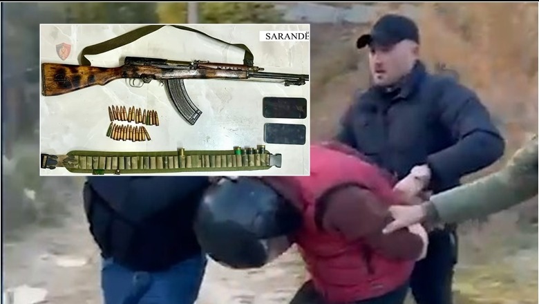 PAMJET/ U kap me pushkë dhe municion luftarak, pranga 18-vjeçarit në Sarandë! Dyshohet se do i shiste