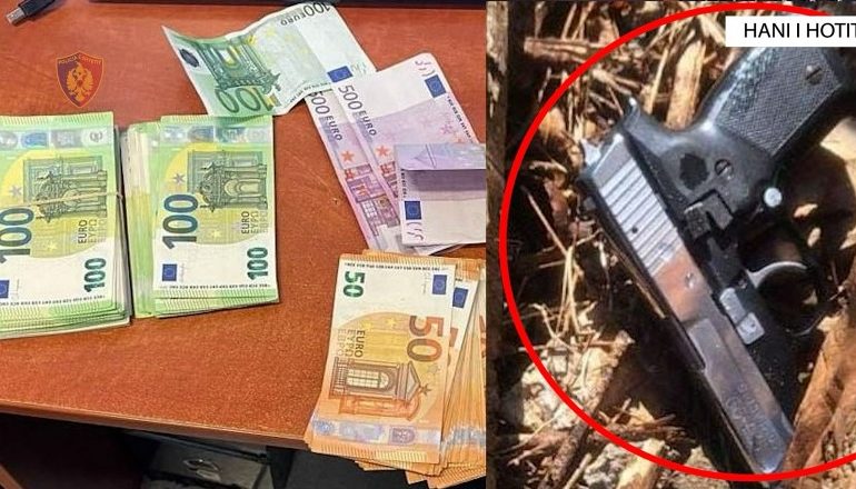 E PËSON KEQ/ 72-vjeçari ikën me shpejtësi për të mos u kontrolluar, arrestohet nga policia! Me armë e 17 mijë euro me vete
